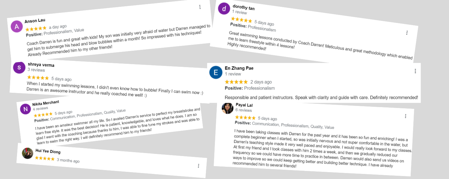 Google Reviews JustSwim