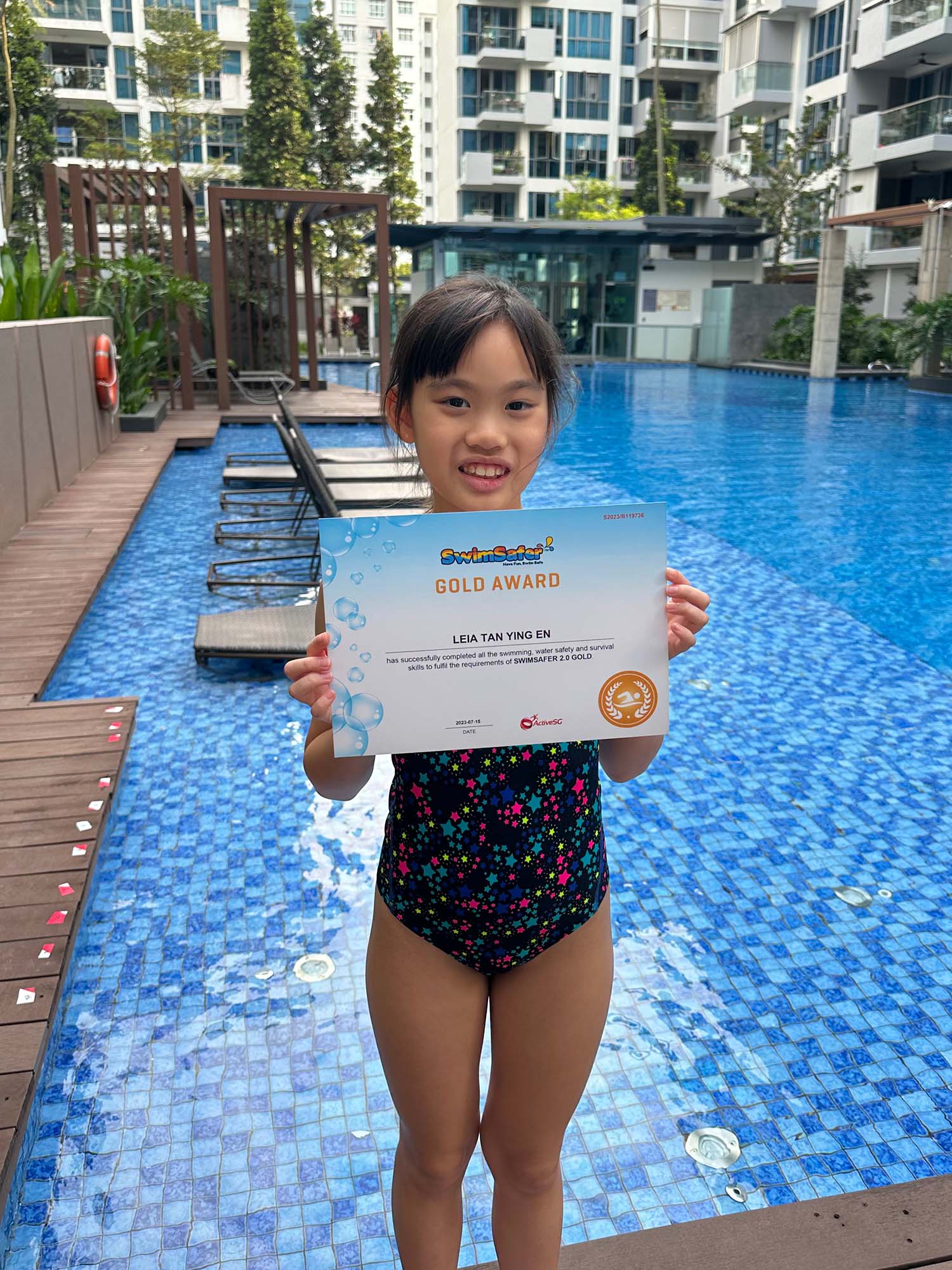 Siswa Swimsafer di JustSwim